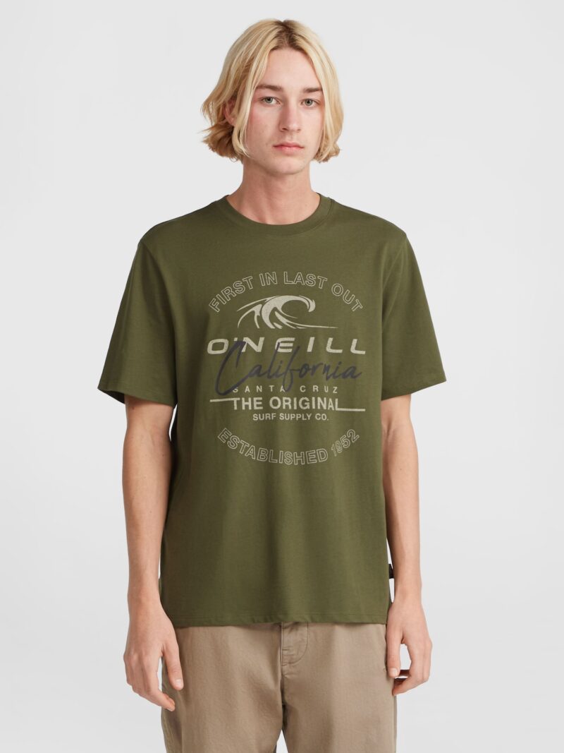 O'NEILL Tricou  gri / verde