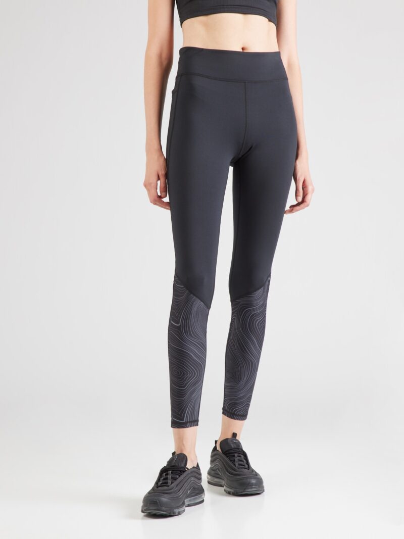 ONLY PLAY Pantaloni sport 'ONPMILA-2-ROCK'  gri argintiu / negru