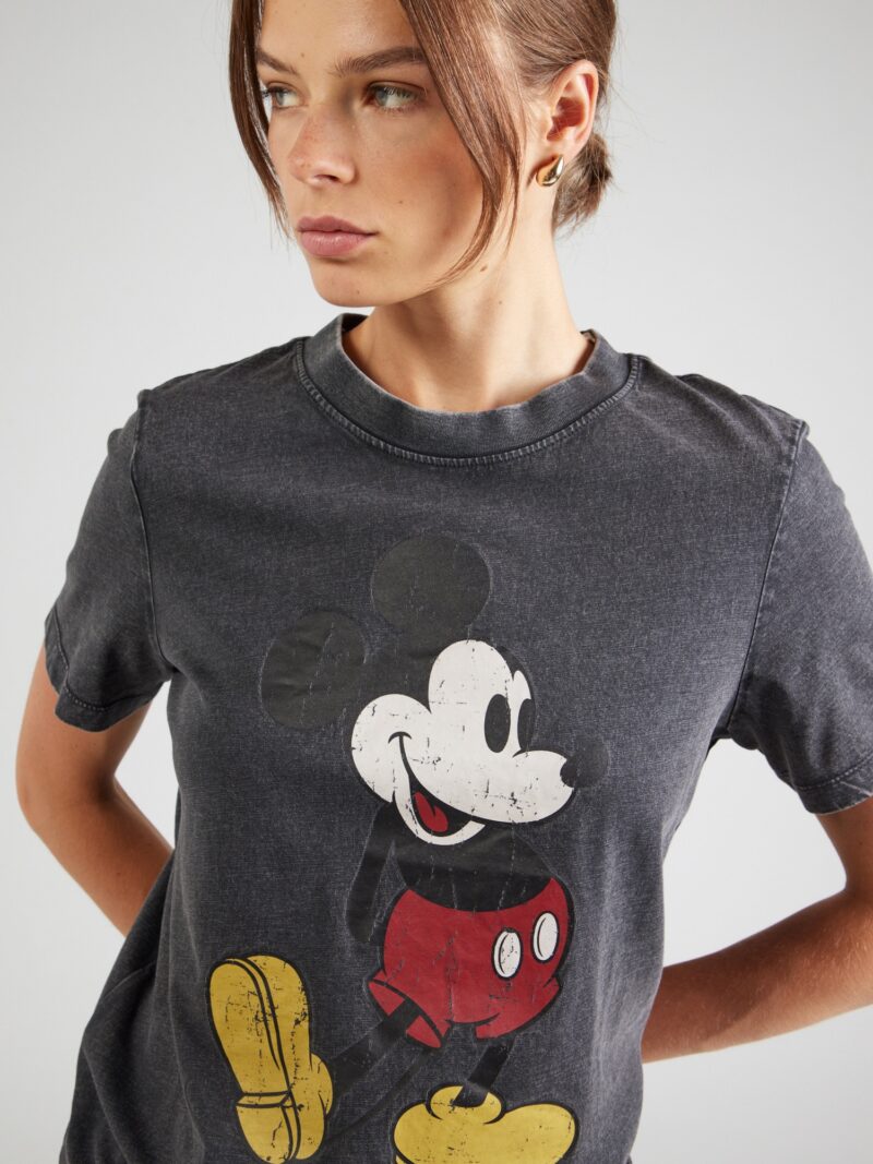 Preţ ONLY Tricou 'ONLMICKEY MINNIE'  galben lămâie / gri închis / negru / alb