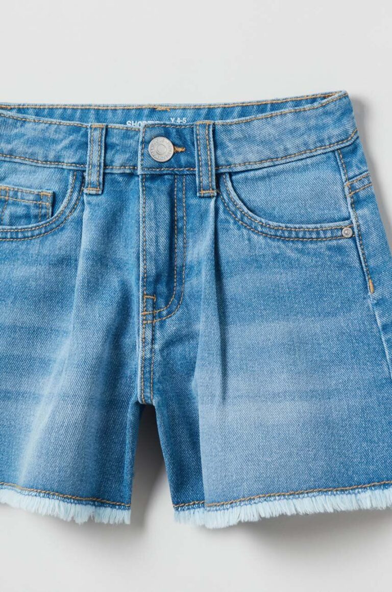 OVS pantaloni scurti din denim pentru copii neted preţ