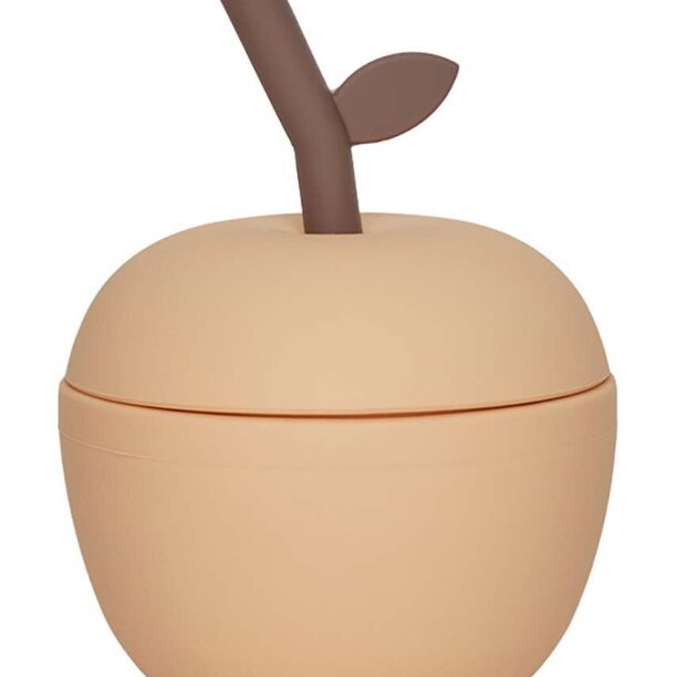 OYOY cană cu capac Apple Cup 250 ml