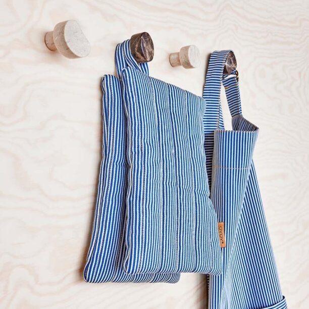 OYOY manusa de bucatarie Striped Denim 2-pack preţ