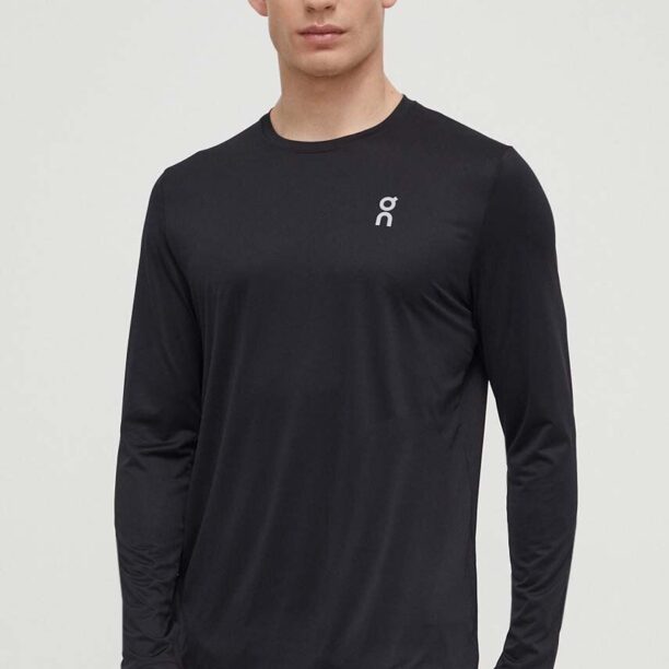 On-running longsleeve pentru alergare Core culoarea negru