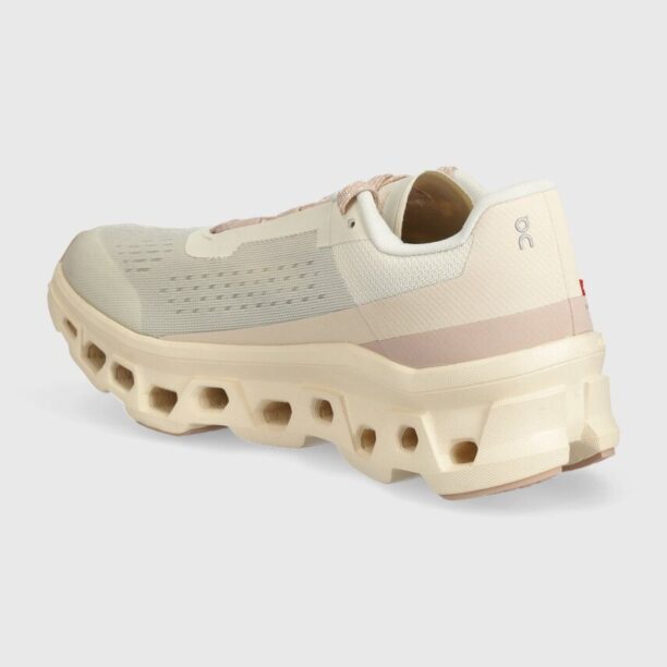 On-running pantofi de alergat Cloudmonster culoarea bej preţ