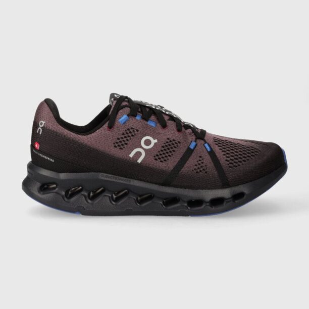 On-running sneakers de alergat CLOUDSURFER culoarea bordo