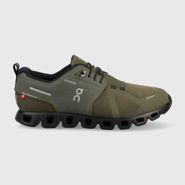 On-running sneakers de alergat Cloud Waterproof culoarea verde