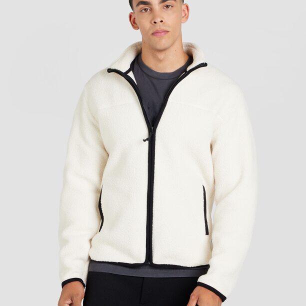 Only & Sons Jachetă  fleece 'ONSEMILIO'  alb lână preţ