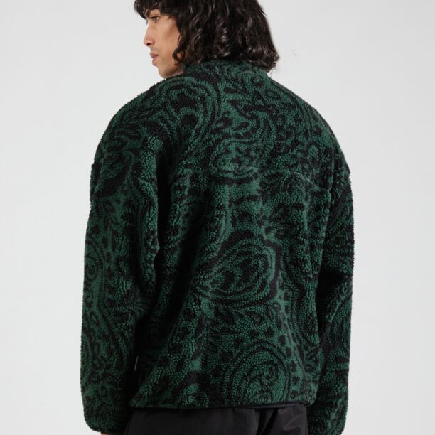 Only & Sons Jachetă  fleece  verde închis / negru