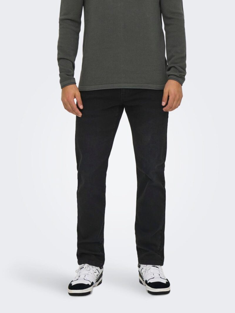 Original Only & Sons Jeans 'ONSWeft'  negru denim