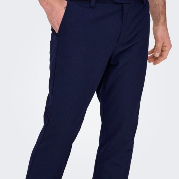 Original Only & Sons Pantaloni eleganți 'ONSBrad'  bleumarin