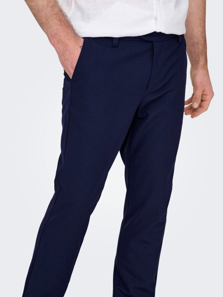 Original Only & Sons Pantaloni eleganți 'ONSBrad'  bleumarin