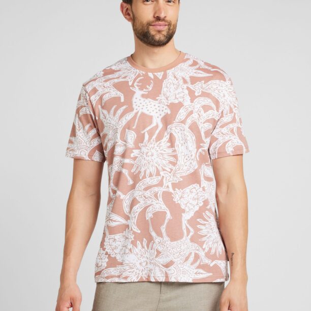 Only & Sons Tricou 'ONSDEN'  rosé / alb