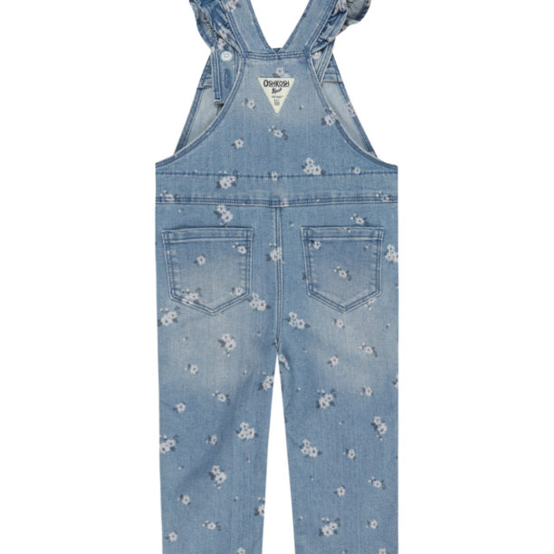 OshKosh Salopetă  albastru fumuriu / albastru denim / alb murdar