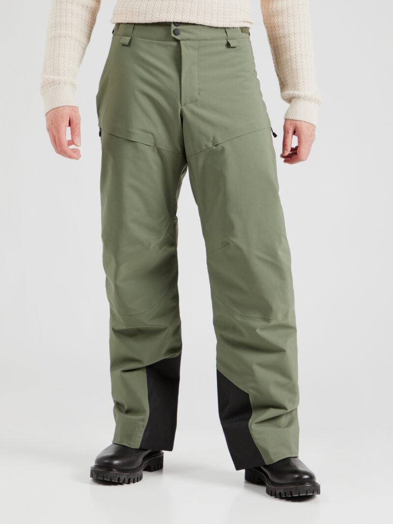 PEAK PERFORMANCE Pantaloni sport 'PINE NEEDLE'  verde / negru