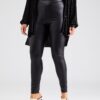 PIECES Curve Leggings 'PCNEW SHINY'  negru