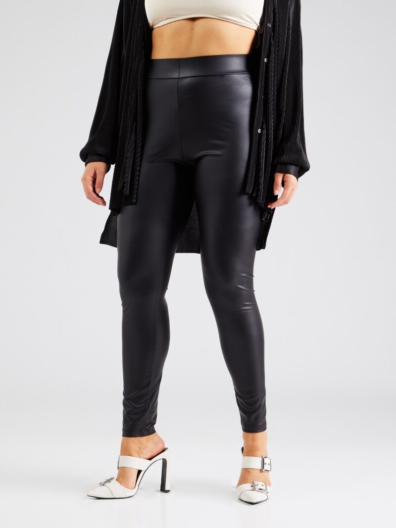 PIECES Curve Leggings 'PCNEW SHINY'  negru