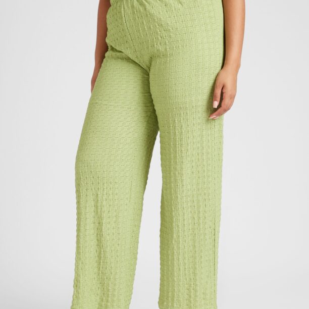 Cumpăra PIECES Curve Pantaloni 'PCABIGAIL'  verde kiwi