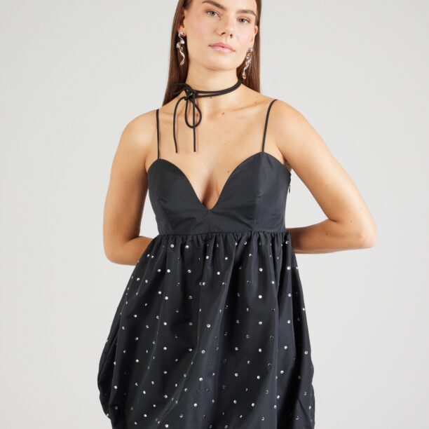 PINKO Rochie de cocktail 'BELFORT'  negru / transparent