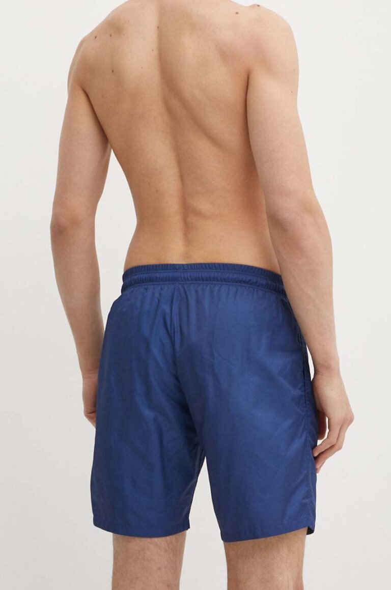 PLEIN SPORT pantaloni scurti de baie culoarea albastru marin preţ