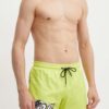 PLEIN SPORT pantaloni scurti de baie culoarea verde