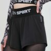 PLEIN SPORT pantaloni scurti femei