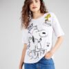 PRINCESS GOES HOLLYWOOD Tricou  galben / negru / alb