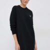 PS Paul Smith rochie din bumbac Culoarea negru