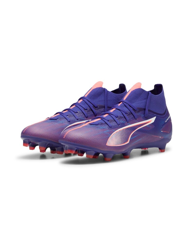 PUMA Ghete de fotbal 'ULTRA 5 MATCH'  safir / portocaliu / portocaliu homar / alb