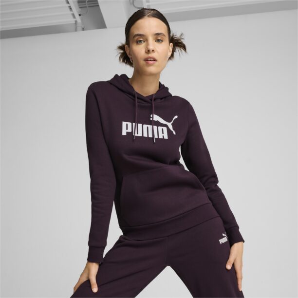 PUMA Hanorac sport 'Essentials'  mov vânătă / alb preţ