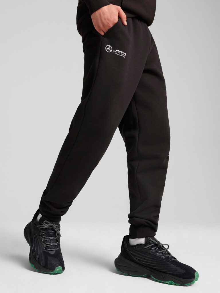 PUMA Pantaloni 'MAPF1 ESS'  negru / alb