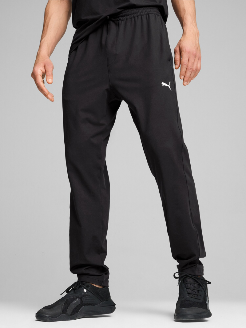 PUMA Pantaloni sport 'Always On Cloudspun'  negru / alb