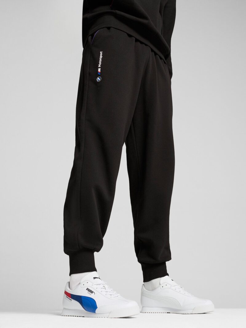 PUMA Pantaloni sport 'BMW ESS+'  albastru / roșu / negru / alb