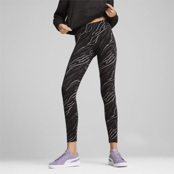 Cumpăra PUMA Pantaloni sport 'ESS+'  gri / negru