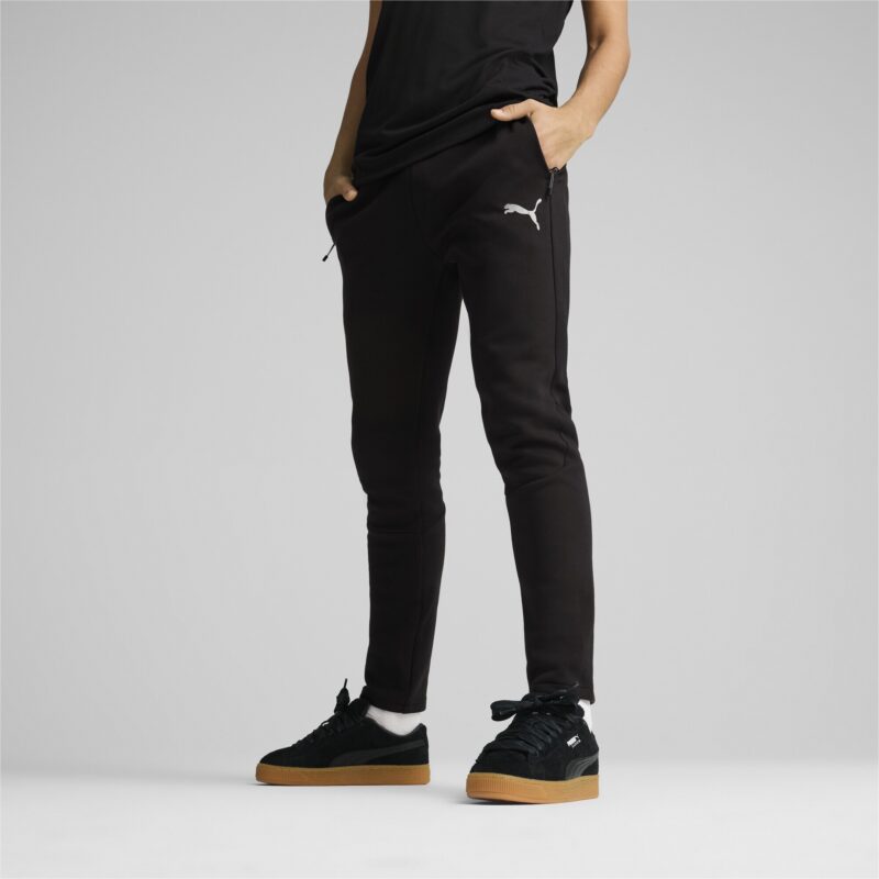 Original PUMA Pantaloni sport 'Evostripe'  negru / alb