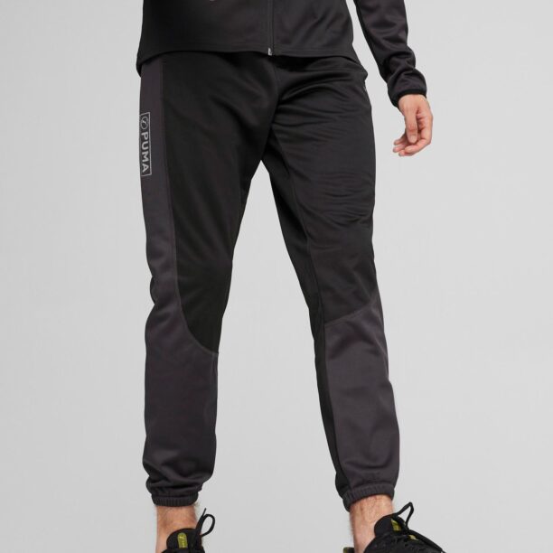 PUMA Pantaloni sport 'Flex'  gri metalic / negru / alb