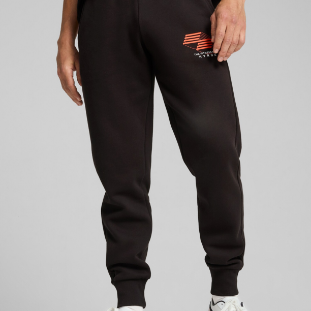 PUMA Pantaloni sport 'PUMA x HYROX'  roșu orange / negru / alb