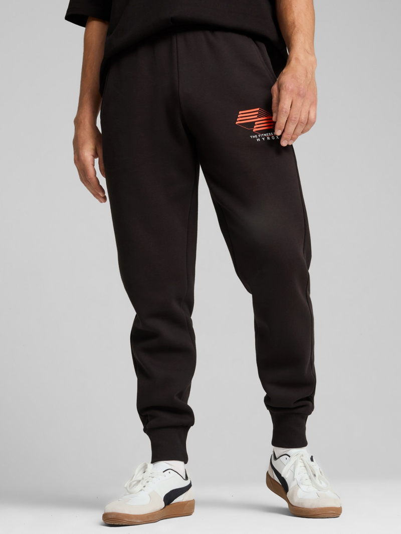 PUMA Pantaloni sport 'PUMA x HYROX'  roșu orange / negru / alb