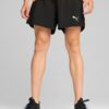 PUMA Pantaloni sport 'RUN FAVORITE VELOCITY'  galben / gri deschis / negru