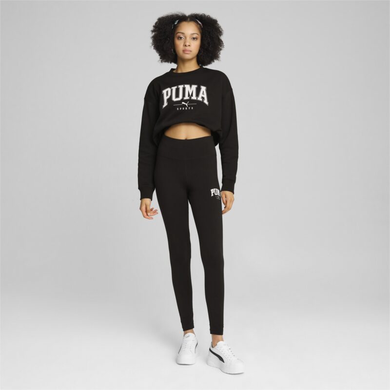 PUMA Pantaloni sport 'Squad'  negru / alb preţ