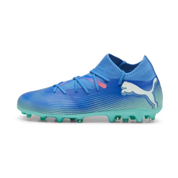 PUMA Pantofi sport 'FUTURE 7 MATCH'  albastru / verde jad / alb