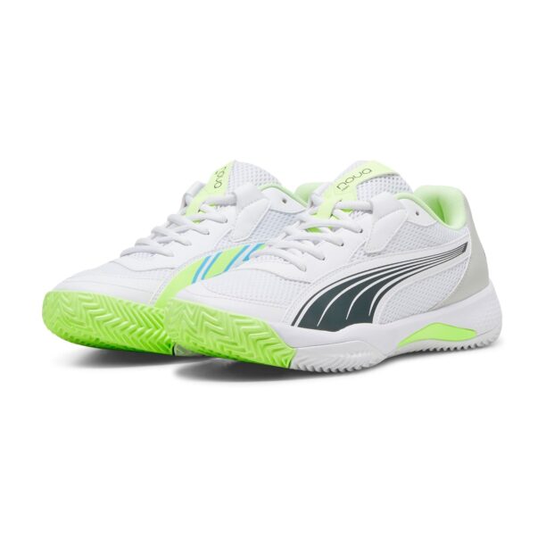 PUMA Pantofi sport 'Nova Court'  verde kiwi / negru / alb