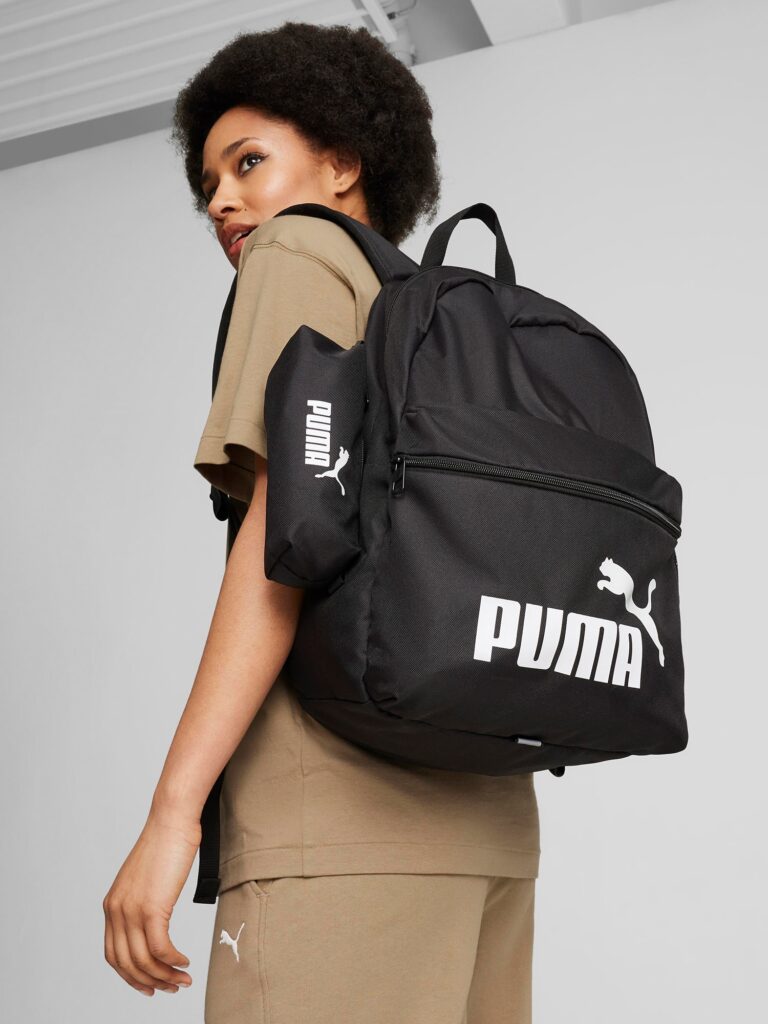 PUMA Rucsac 'Phase'  negru / alb preţ