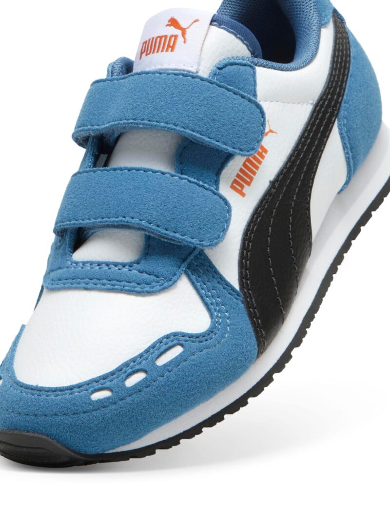 PUMA Sneaker 'Cabana Racer'  albastru denim / portocaliu / negru / alb preţ