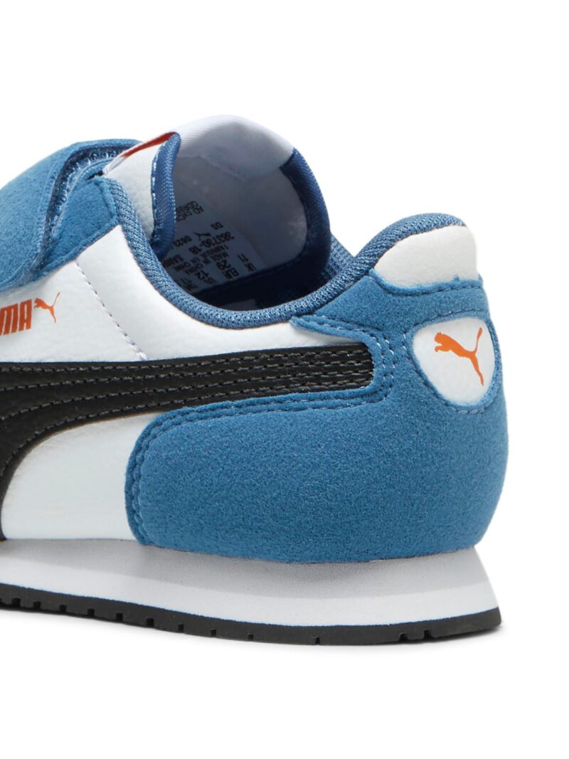 Original PUMA Sneaker 'Cabana Racer'  albastru denim / portocaliu / negru / alb