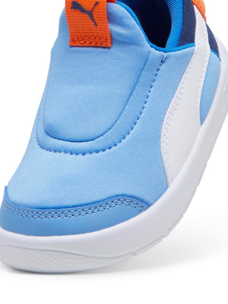 PUMA Sneaker 'Courtflex V3 Ease'  albastru marin / albastru deschis / portocaliu / alb preţ