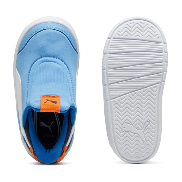 Cumpăra PUMA Sneaker 'Courtflex V3 Ease'  albastru marin / albastru deschis / portocaliu / alb