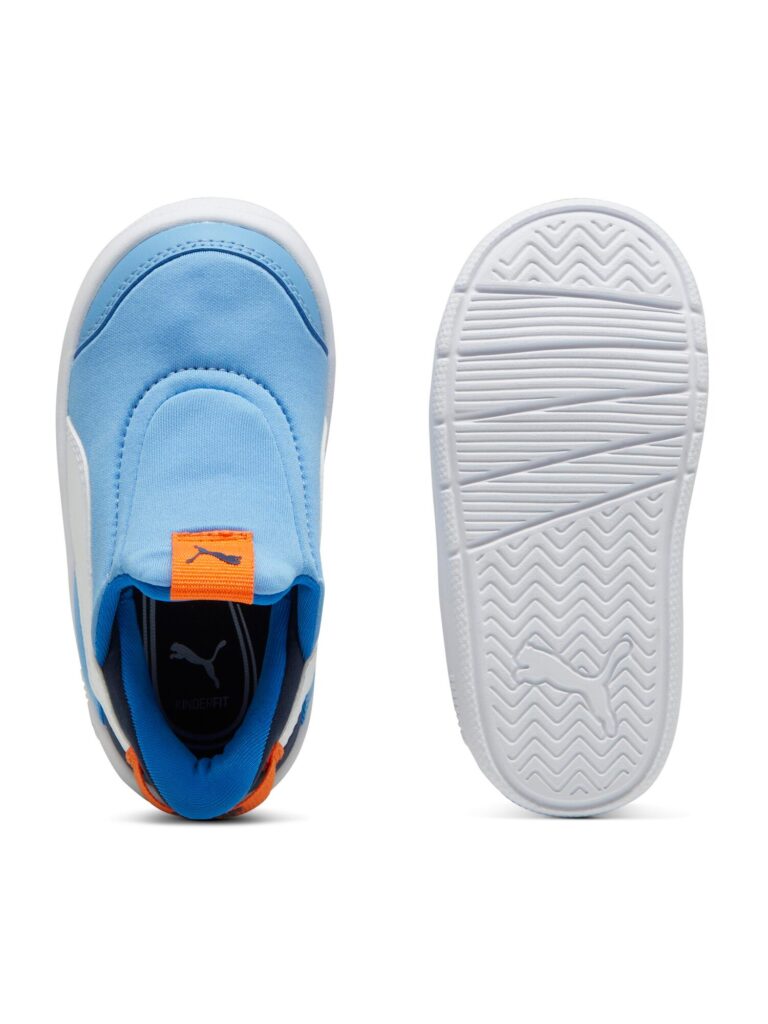 Cumpăra PUMA Sneaker 'Courtflex V3 Ease'  albastru marin / albastru deschis / portocaliu / alb