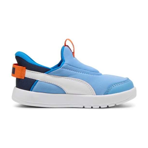 Preţ PUMA Sneaker 'Courtflex V3 Ease'  albastru marin / albastru deschis / portocaliu / alb