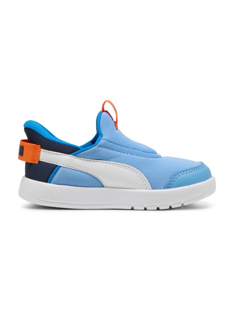 Preţ PUMA Sneaker 'Courtflex V3 Ease'  albastru marin / albastru deschis / portocaliu / alb