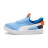 PUMA Sneaker 'Courtflex v3'  albastru deschis / portocaliu / alb